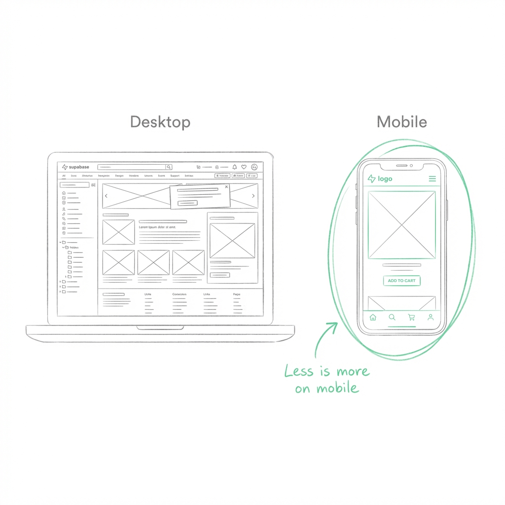 Mobile vs Desktop theme